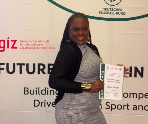 Montserrat’s Thandie Williams Representing at the Future Leaders in Football Programme in Mexico